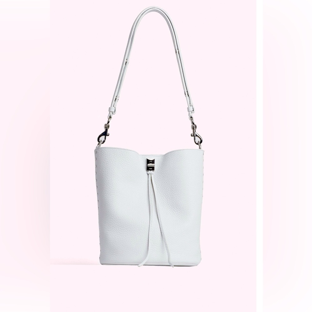 Rebecca Minkoff Leather Darren Bucket Bag - Picture 2 of 11